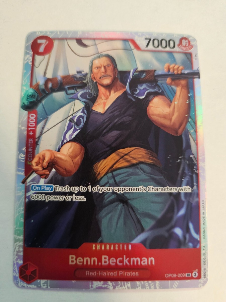 One Piece - Benn.Beckman Super Rare - OP09-009 - FOIL | eBay