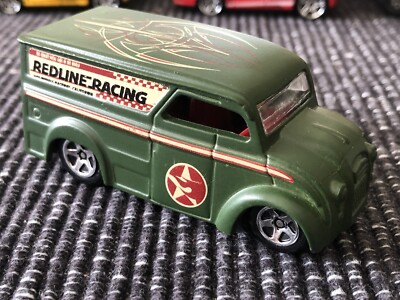 Hotwheels Dairy Delivery Van Redline Racing matt green 1:64 Diecast 2009 sehr guter Zustand