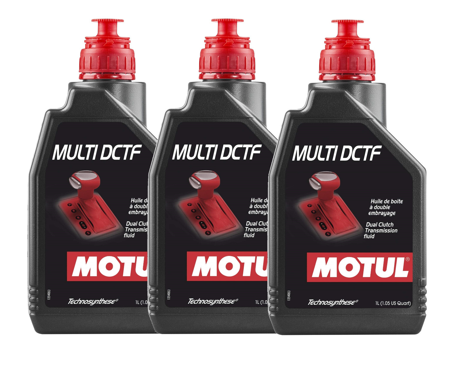 MOTUL MULTI DCTF Dual Clutch Transmission Fluid Synthetic 75W GL4 1L 105786 3x