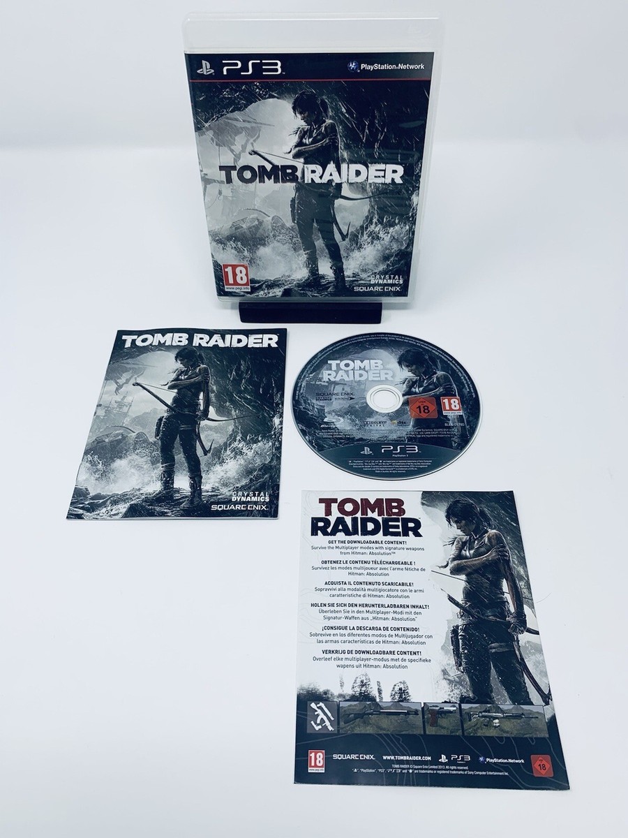 Tomb Raider (Sony PlayStation 3, 2013, PS3, Region Free, Game, Manual)