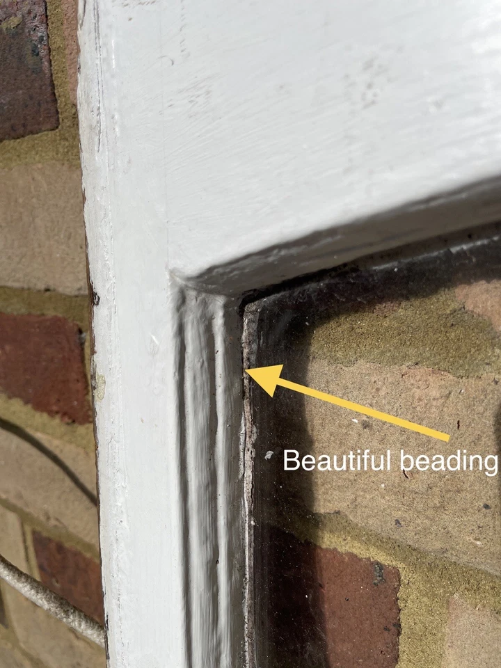 Reclaimed Old Victorian Edwardian Arch Panel Wooden Sash Window 1067 x 830mm - Image 3 of 4