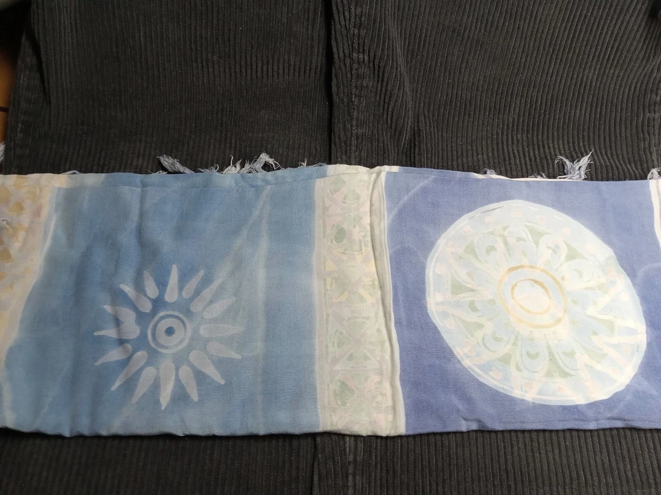 Sun Beachy саронг или стены вися бледно-синий - 44 "x 60" - Изображение 4 из 4