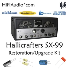 Hallicrafters SX-99 radio Restoration kit repair upgrade recap capacitor rebuild