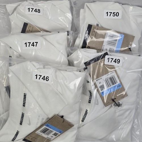 $105 Nike Mens Sz M Dri-FIT Court Slam Tennis Polo Shirt 1/4 Zip Pickleball NEW - Picture 22 of 22