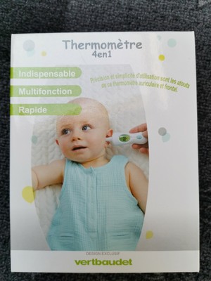 Vertbaudet Thermometre 4en1 Biberon Aliments Bains Air Ambiant Affichage 3 Coleu Ebay