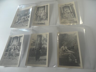E4-5 Vintage estate photo lot of 6 photos 1940 F. H. Grant Aver MASS. family