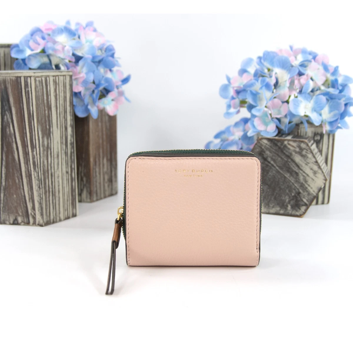 Tory burch shell pink best sale wallet