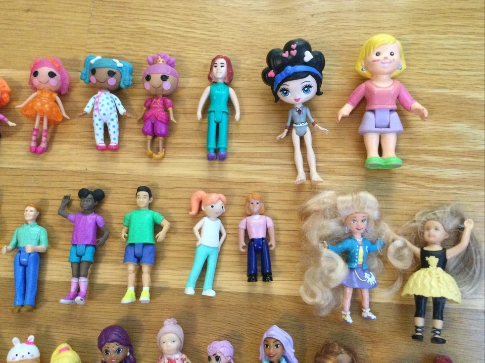 复古 40 + DOLLHOUSE DOLLS Sweet Streets Kidgett Lil Secrets LaLaLoopsy 混合套装 — 第 3/4 张图片