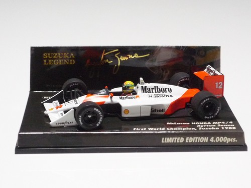 MINICHAMPS1:43 McLAREN MP4/4 A. SENNA World Champion 1988 SUZUKA LEGEND Marlboro