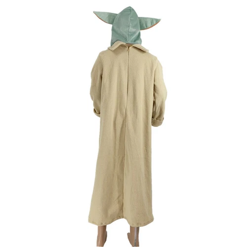 Kids Baby Yoda Costume The Mandalorian Star Wars Cosplay Halloween Fancy Dressפ - Picture 9 of 13