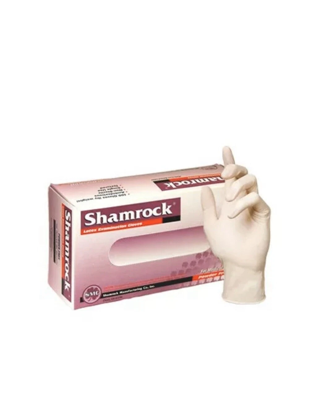 Shamrock Supreme Brand Premium LATEX Gloves Powder Free (Non Vinyl) Size XL