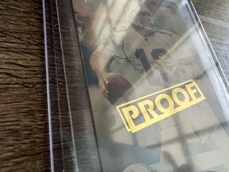 Dan Marino 1996 Pro Line II Intense Sprint PROOF Phone Cards #36 of 96 - Image 4 of 4