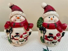 Transpac Snowman Salt & Pepper Shakers