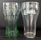 Vintage SET OF TWO  Coca Cola Enjoy Coke Soda Glasses