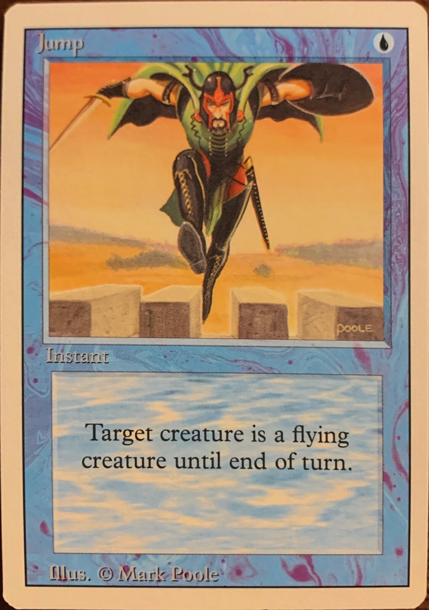 Jump - Blue - Revised 3rd Edition MTG Magic the Gathering x1