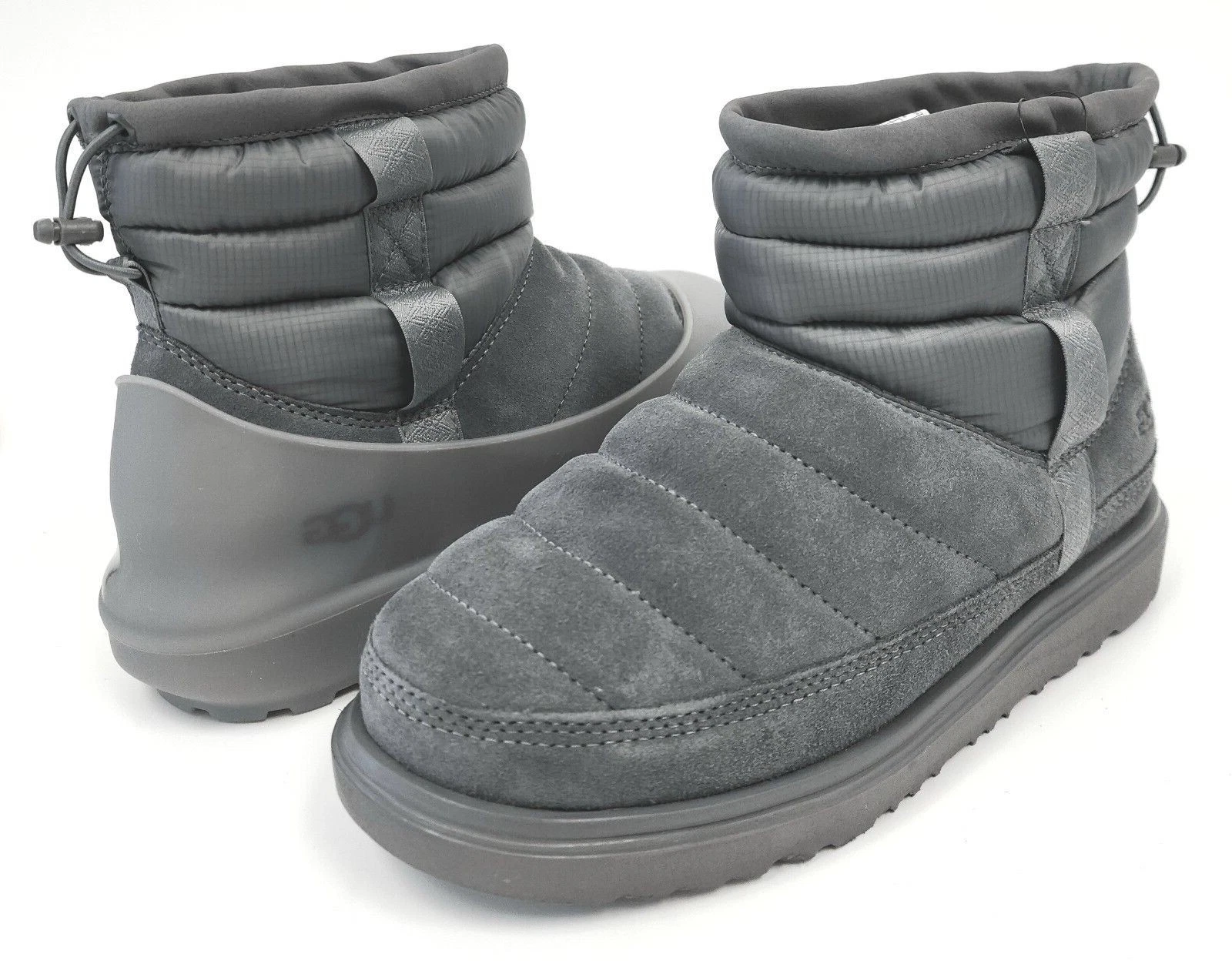 UGG Men's Classic Mini Pull-On Weather Waterproof Insulated Boots Metal Size 12