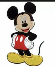 Disney Mickey Mouse Full Body Sew on Embroidered Applique Patch