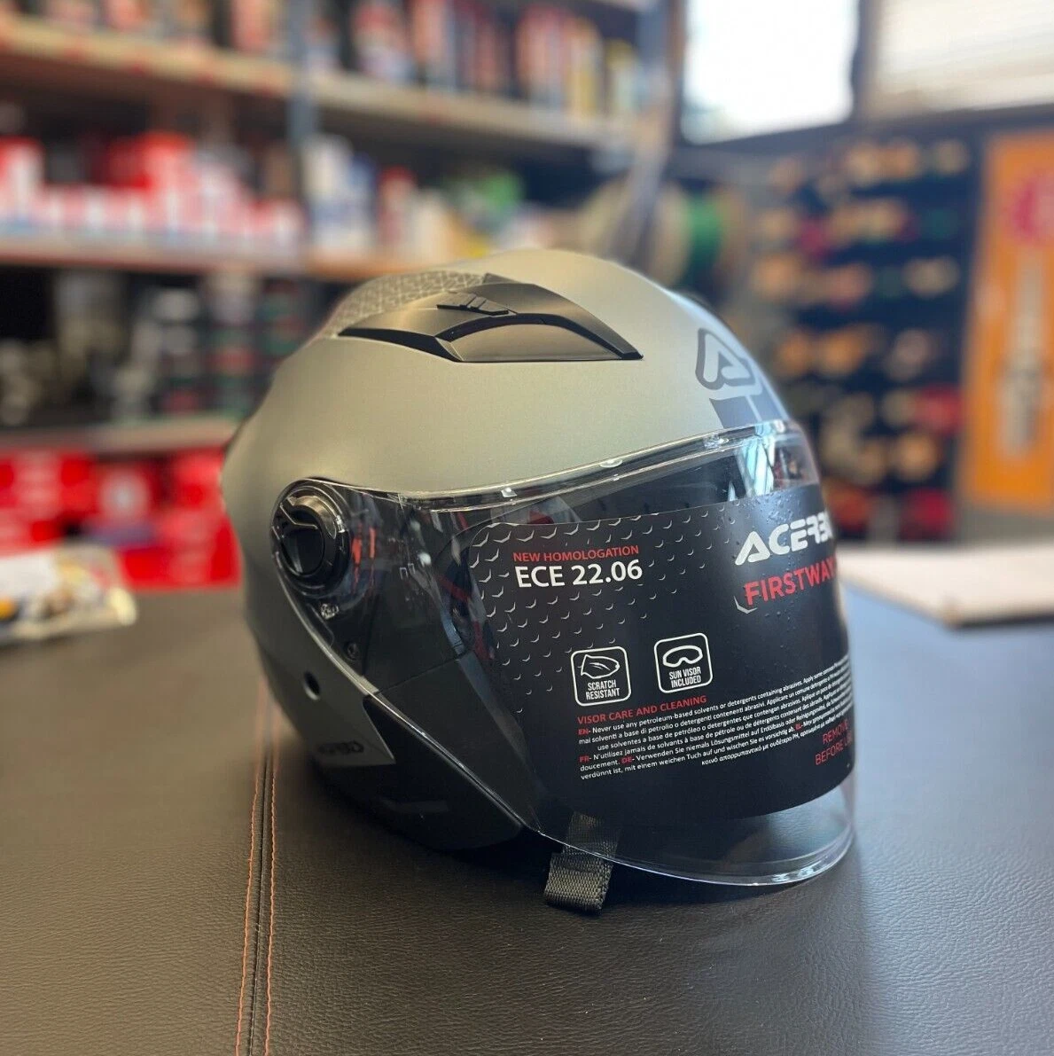 Casco Acerbis Jet Aria 2206 verde militare | [it