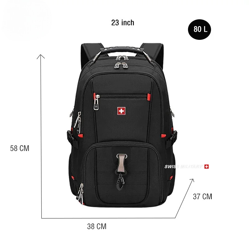 Waterproof Usb Charge Port Swiss-style Multifunctional Rucksack