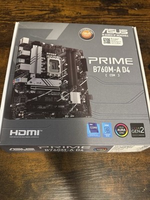 ASUS PRIME B760M-A D4 CSM Dual M.2 SATA ATX Motherboard
