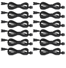 12 Pcs 4 Pin 60 Inch LED Rock Light Extension Cable, Rock Light Extension Wire 4