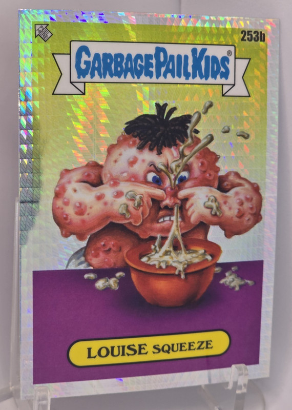 2024 TOPPS CHROME GARBAGE PAIL KIDS REFRACTOR 253B LOUISE SQUEEZE FREE SHIPPING