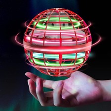 Flying Orb Ball Toy - Hand Control Spinning Cosmic Globe Mini Drone Gift for Kid