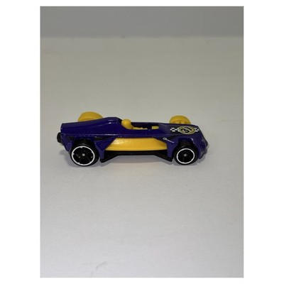 Hot Wheels Med-Evil Purple Yellow 1:64 Diecast Car Loose H22