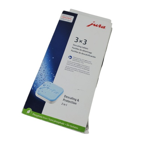 JURA 3x3 Decalcifying Descaling and Protection Pack of 9 Tablets New
