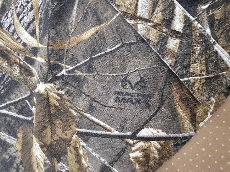 Beretta Camo Hunting Shirt Mens 2XL Realtree Max 5 Vented Short Sleeve Shooting - Image 3 of 4