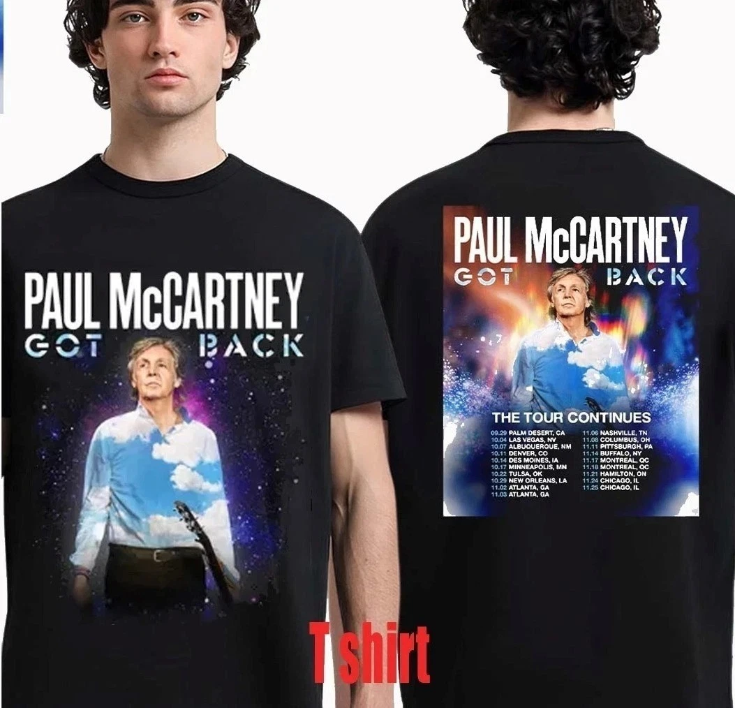 mccartney Got Back Tour 2025 North America Two Sided T-Shirt