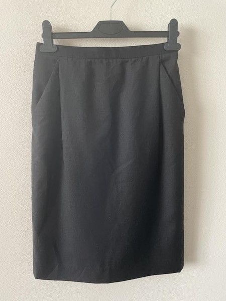 Women Jaeger Skirt Grey 36 / S / 44