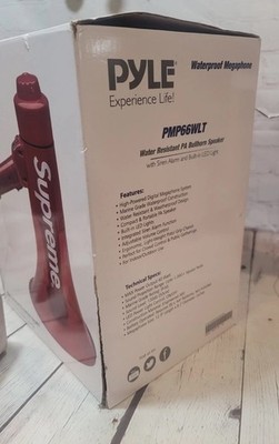 🔥 SUPREME Pyle PMP66WLT Waterproof Megaphone FW21 Accessories LED