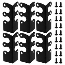 LT Easiyl 12Pcs Metal Corner Protectors Baseboard with Screws for Furniture L...