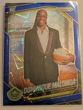 2025 Prizm Dominique Malonga Rookie Variation Blue Velocity #144 RC - Storm