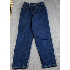Foxtails Women's Jeans Size 14 30 X 30 Straight Leg Dark High Waist Vintage 80s