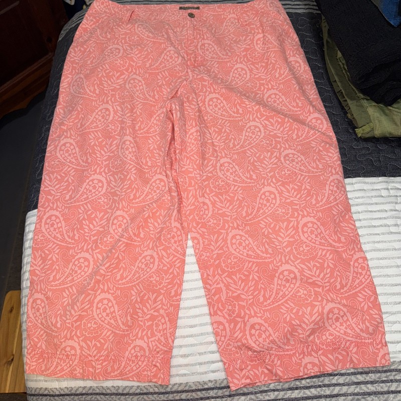 Bay Studio Women's Coral Capris, Size 12
