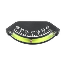 Marine Inclinometer 0&deg; to 45&deg; Boat Angle Meter Black
