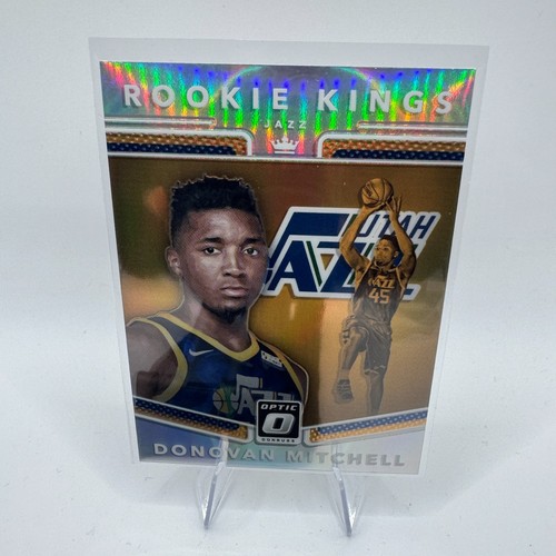 Donovan Mitchell [Holo] 2017 Panini Donruss Optic Rookie Kings card