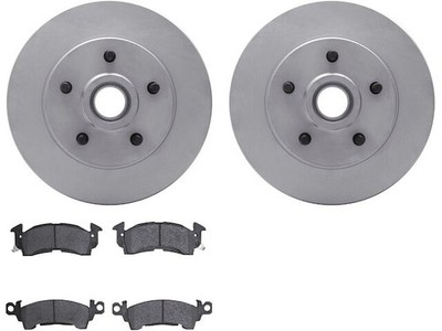Front Brake Pad and Rotor Kit fits Chevy G20 1975-1995 GAS 13TSYCDV