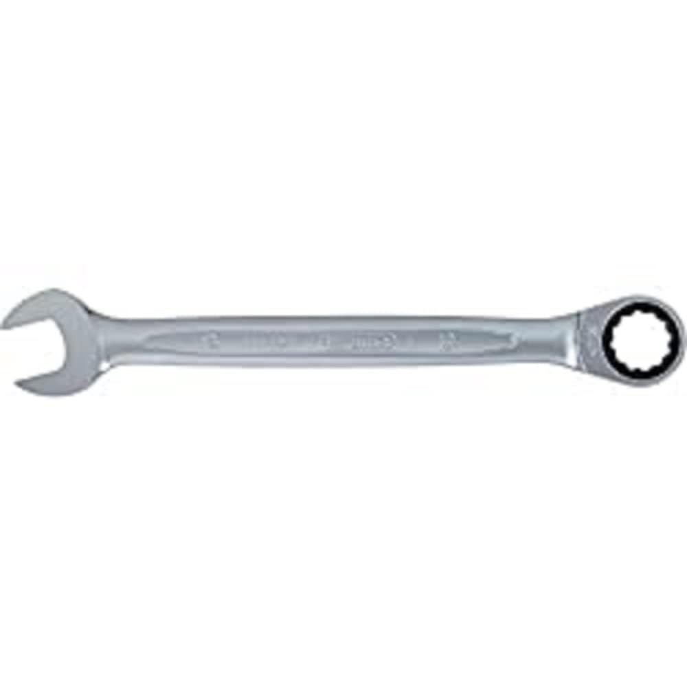 Clé mixte à cliquet 72 dents 14 mm forgée à froid finition chromée miroir série 503.4214