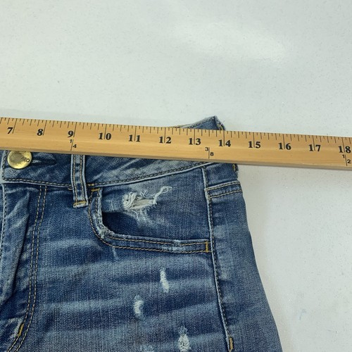 American Eagle Shorts SZ 6 Woman Lot Denim Hi Shortie Super Stretch 3 Pairs - Picture 11 of 18