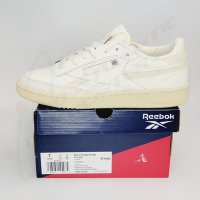 Reebok Women's Club C Revenge Vintage Tennis Shoe Chalk/Alabaster/Paperwhite, 7