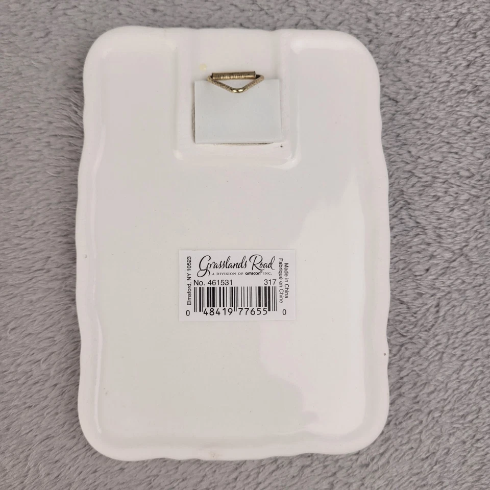 Placa de cerámica tradicional irlandesa Grasslands Road Clover Glen para bendición de casa Foto 3 de 4