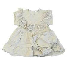 Rylee + Cru Goldie Dress Sage 18-24 Months Toddler Girls Party Dress