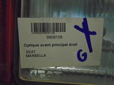 Feu avant (phare) Seat MARBELLA