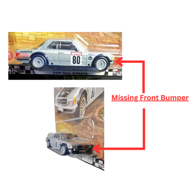 Hot Wheels ERROR 🔥 Blvd #131 Mercedes 500 SLC Rallye – MISSING