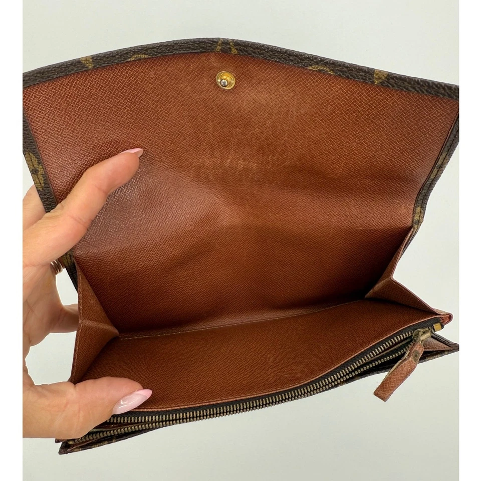 LOUIS VUITTON Envelope Long Wallet Vintage Monogram - Image 3 of 4