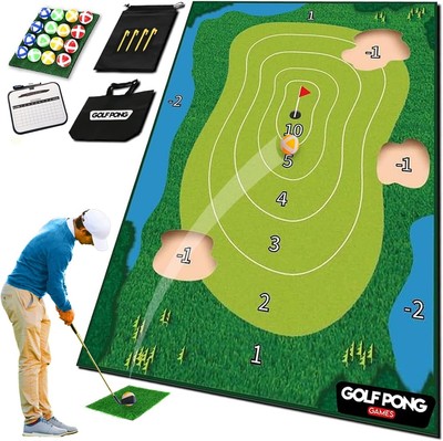 Full Swing Sports - Chip Off Challenge and Stick Game - Medium, Green 