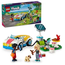 LEGO Friends Electric Car & Charging Station Toy Gift Block Girls Boys Kids